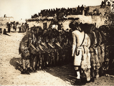  ANTELOPES AND SNAKES AT ORAIBI EDWARD CURTIS NORTH AMERICAN INDIAN PHOTO